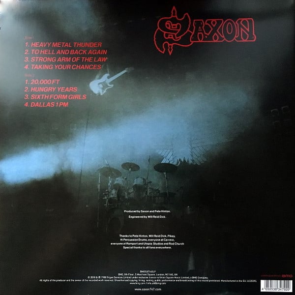 Saxon : Strong Arm Of The Law (LP, Album, Ltd, RE, Whi)