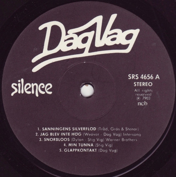 Dag Vag ~ Dag Vag (Vinyl) - Djungel & Jazz