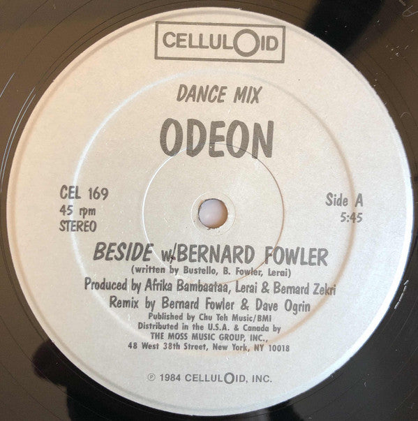 Beside* w/ Bernard Fowler : Odeon (12")