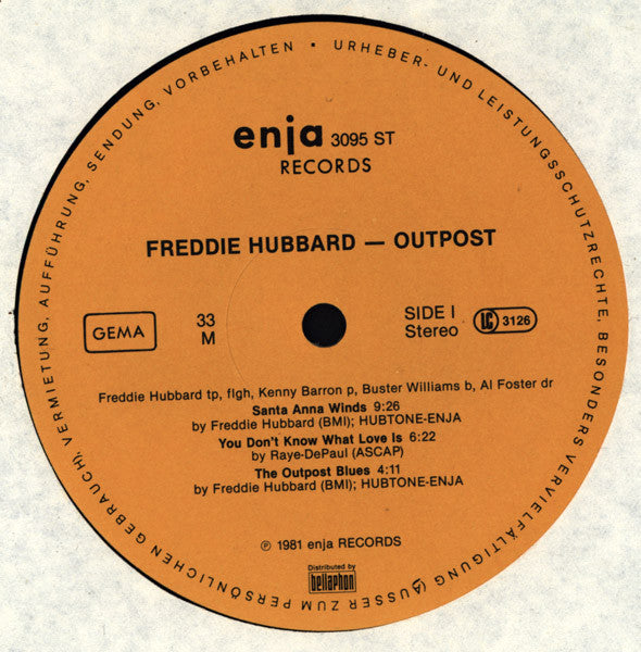 Freddie Hubbard : Outpost (LP, Album)