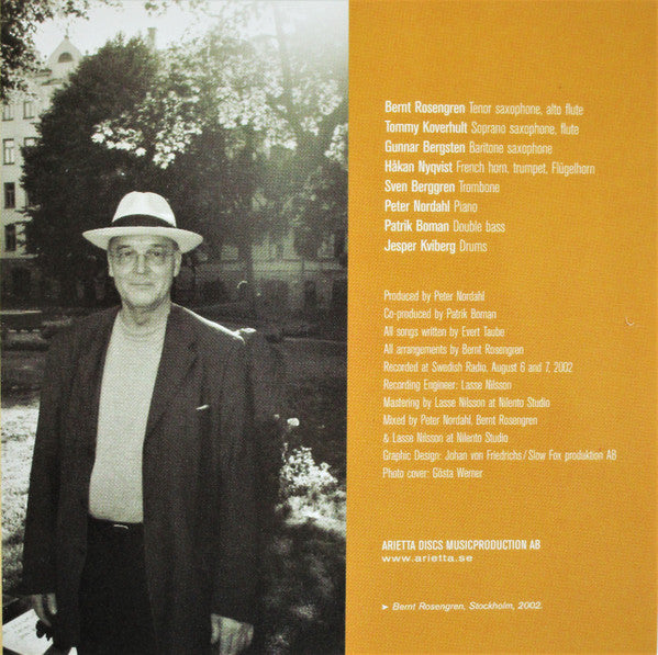 Bernt Rosengren Octet ~ Bernt Rosengren Octet Plays Evert Taube Vol 2 (Vinyl) - Djungel & Jazz