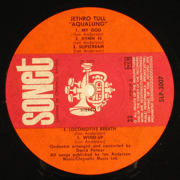 Jethro Tull ~ Aqualung (Vinyl) - Djungel & Jazz