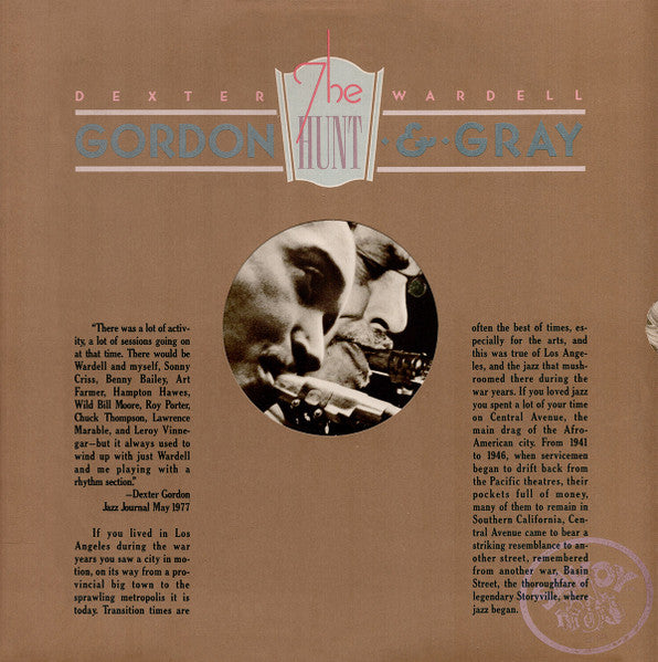 Dexter Gordon & Wardell Gray : The Hunt (2xLP, Comp, Die)