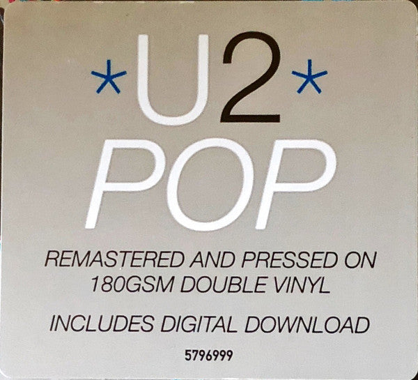 U2 : Pop (2xLP, Album, RE, RM, 180)