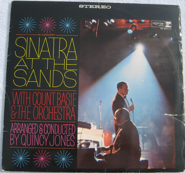 Frank Sinatra With Count Basie Orchestra Arranged & Conducted By Quincy Jones ~ Sinatra At The Sands (Vinyl) - Djungel & Jazz
