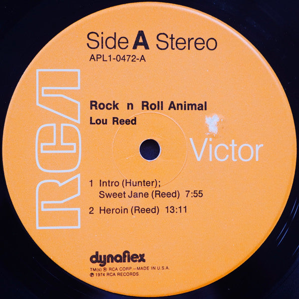 Lou Reed ~ Rock N Roll Animal (Vinyl) - Djungel & Jazz