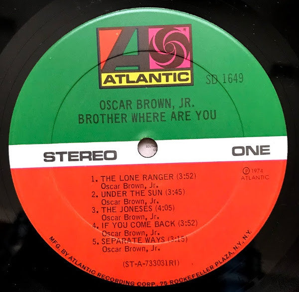 Oscar Brown, Jr. ~ Brother Where Are You (Vinyl) - Djungel & Jazz