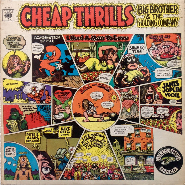 Big Brother & The Holding Company ~ Cheap Thrills (Vinyl) - Djungel & Jazz