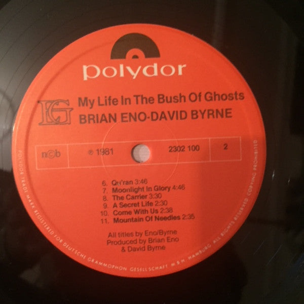 Brian Eno - David Byrne : My Life In The Bush Of Ghosts (LP, Album)