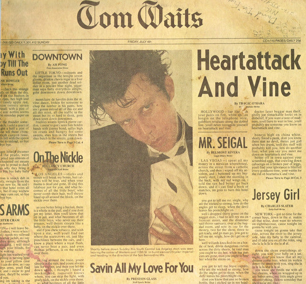 Tom Waits ~ Heartattack And Vine (Vinyl) - Djungel & Jazz