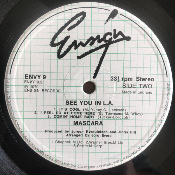 Mascara ~ See You In L.A. (Vinyl) - Djungel & Jazz