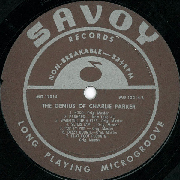 Charlie Parker ~ The Genius of Charlie Parker (Vinyl) - Djungel & Jazz