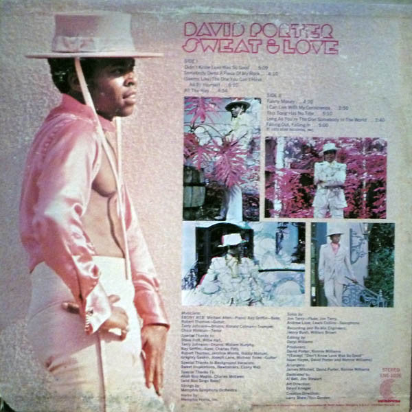 David Porter ~ Sweat & Love (Vinyl) - Djungel & Jazz