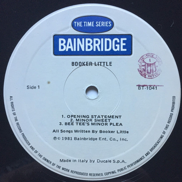 Booker Little ~ Booker Little (Vinyl) - Djungel & Jazz