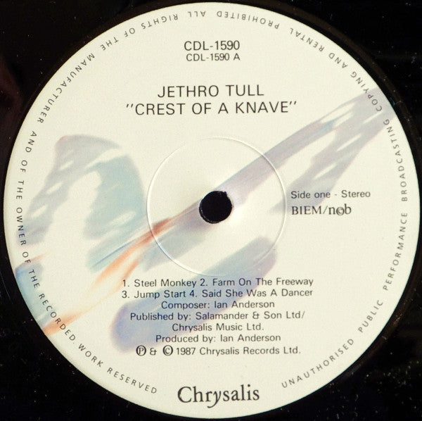 Jethro Tull : Crest Of A Knave (LP, Album)