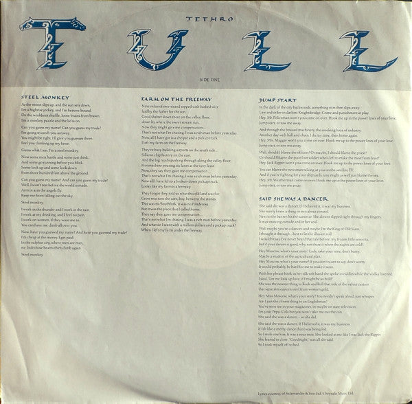 Jethro Tull : Crest Of A Knave (LP, Album)