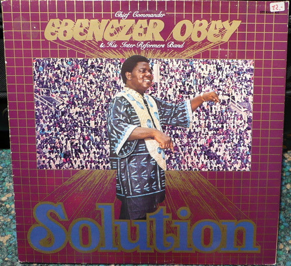 Chief Commander Ebenezer Obey & His Inter-Reformers Band ~ Solution (Vinyl) - Djungel & Jazz