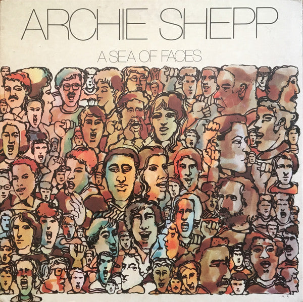 Archie Shepp : A Sea Of Faces (LP, Album, Gat)