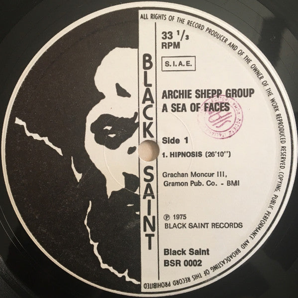 Archie Shepp : A Sea Of Faces (LP, Album, Gat)