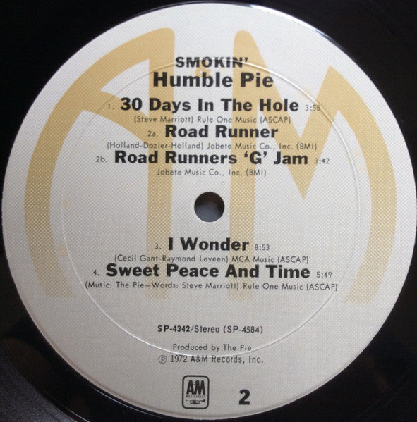 Humble Pie ~ Smokin' (Vinyl) - Djungel & Jazz