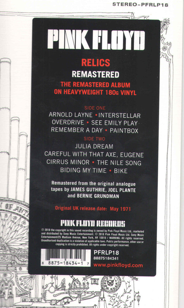 Pink Floyd ~ Relics (Vinyl) - Djungel & Jazz
