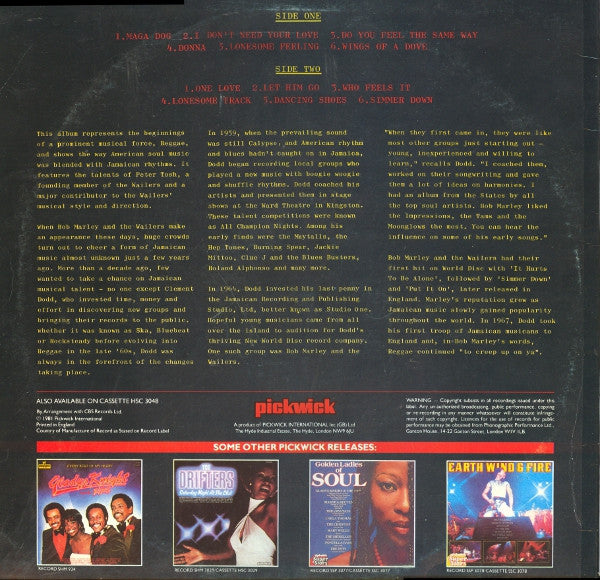 Bob Marley & The Wailers With Peter Tosh : Bob Marley And The Wailers With Peter Tosh (LP, Comp)