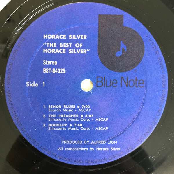 Horace Silver : The Best Of Horace Silver (LP, Comp, RE, Gat)