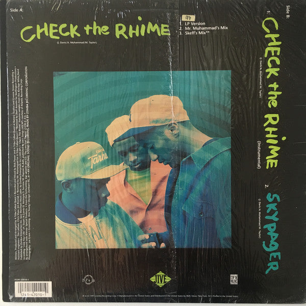 A Tribe Called Quest ~ Check The Rhime (Vinyl) - Djungel & Jazz