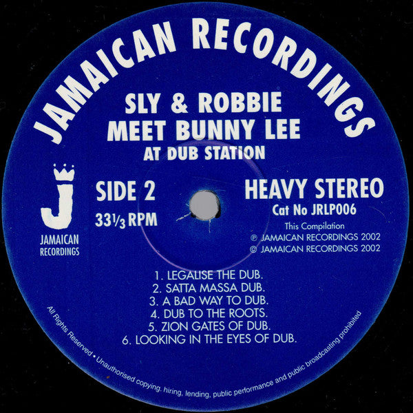 Sly & Robbie Meet Bunny Lee ~ At Dub Station (Vinyl) - Djungel & Jazz