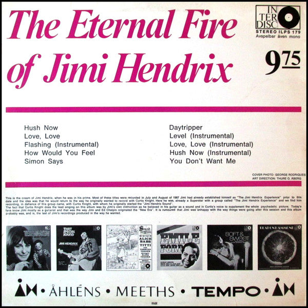 Jimi Hendrix With Curtis Knight : The Eternal Fire Of Jimi Hendrix (LP)