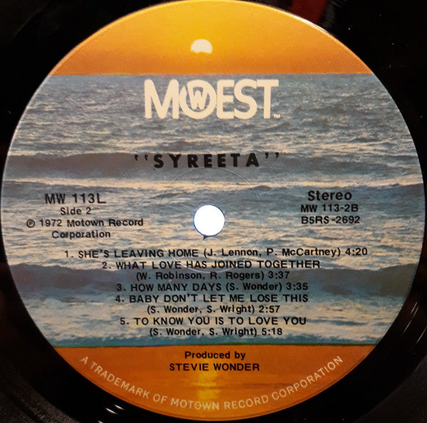 Syreeta ~ Syreeta (Vinyl) - Djungel & Jazz