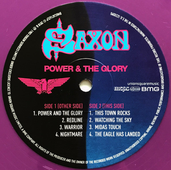 Saxon : Power & The Glory (LP, Album, Ltd, RE, Blu)