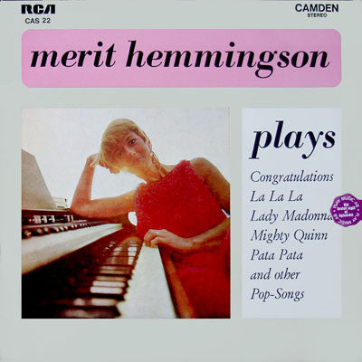 Merit Hemmingson ~ Plays (Vinyl) - Djungel & Jazz