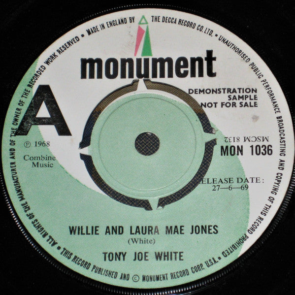 Tony Joe White ~ Willie And Laura Mae Jones (Vinyl) - Djungel & Jazz