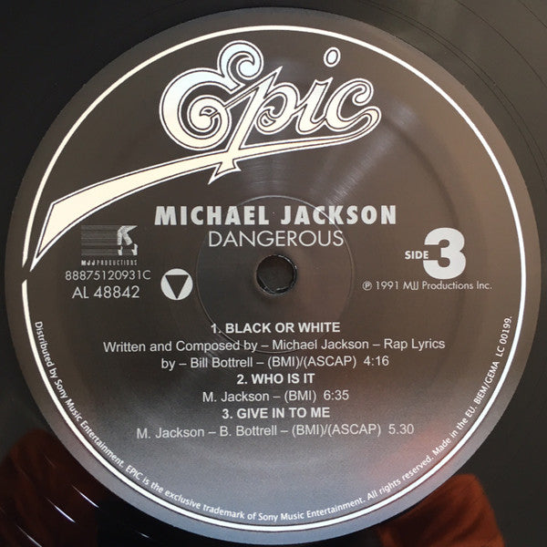 Michael Jackson ~ Dangerous (Vinyl) - Djungel & Jazz