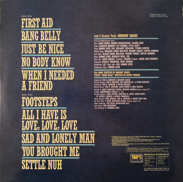 Gregory Isaacs : All I Have Is Love, Love, Love (LP, Album)