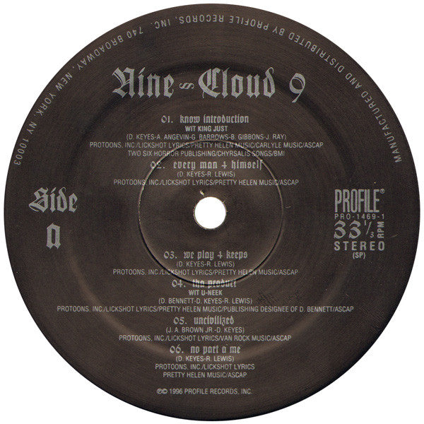 Nine : Cloud 9 (LP, Album)