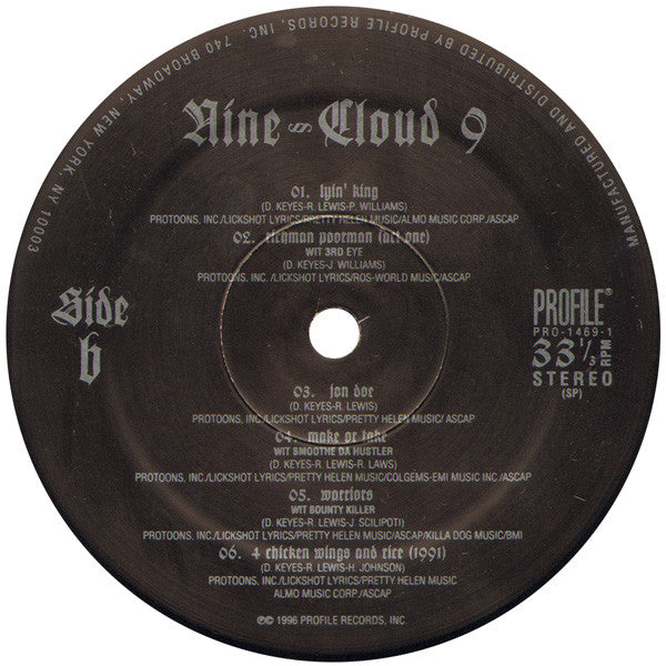 Nine : Cloud 9 (LP, Album)