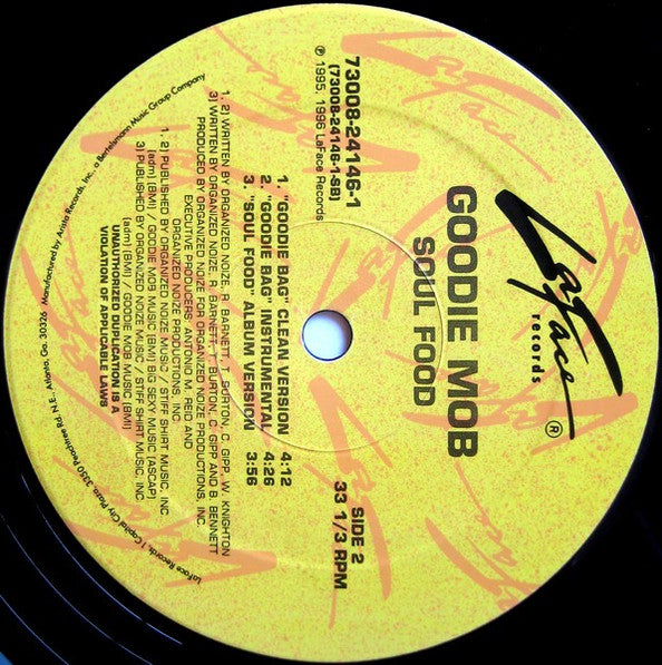 Goodie Mob ~ Soul Food (Vinyl) - Djungel & Jazz