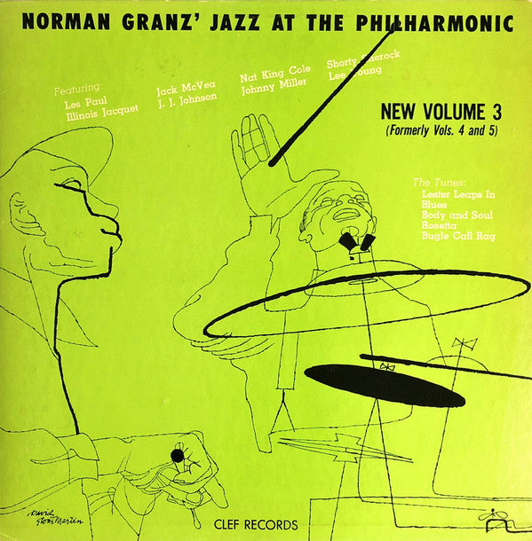 Norman Granz' Jazz At The Philharmonic* : Norman Granz' Jazz At The Philharmonic New Volume 3 (Formerly Vols. 4 And 5) (LP, Comp, Mono)