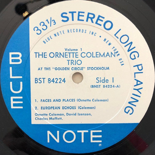 The Ornette Coleman Trio ~ At The "Golden Circle" Stockholm (Volume One) (Vinyl) - Djungel & Jazz