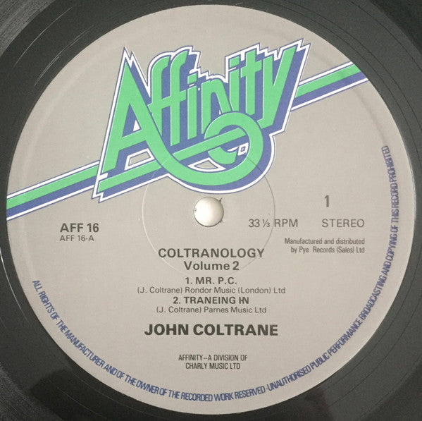 John Coltrane ~ Coltranology Volume Two (Vinyl) - Djungel & Jazz