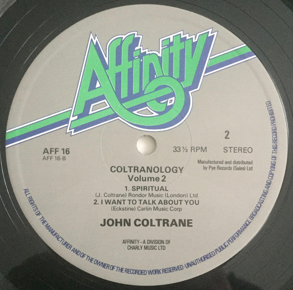 John Coltrane ~ Coltranology Volume Two (Vinyl) - Djungel & Jazz