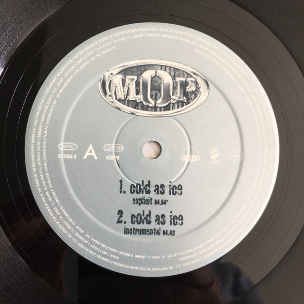 M.O.P. ~ Cold As Ice / Ante Up (Remix) (Vinyl) - Djungel & Jazz