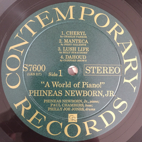 Phineas Newborn Jr. ~ A World Of Piano ! (Vinyl) - Djungel & Jazz