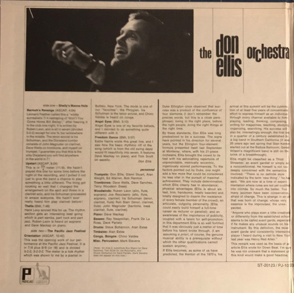 The Don Ellis Orchestra ~ Live In 3⅔/4 Time (Vinyl) - Djungel & Jazz
