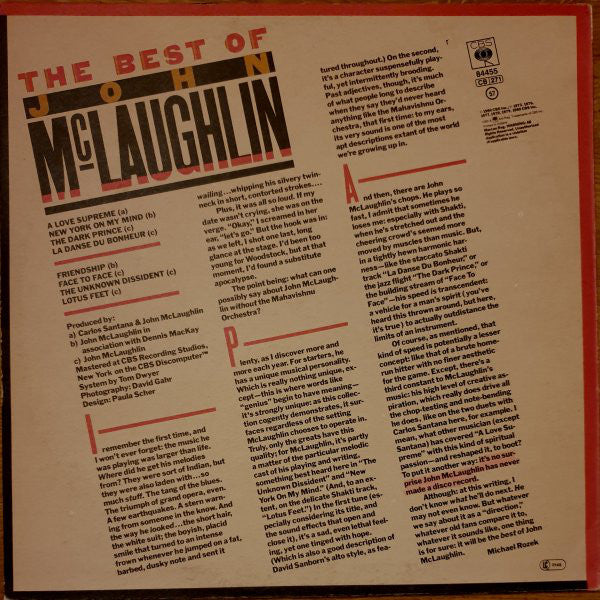 John McLaughlin ~ The Best Of (Vinyl) - Djungel & Jazz