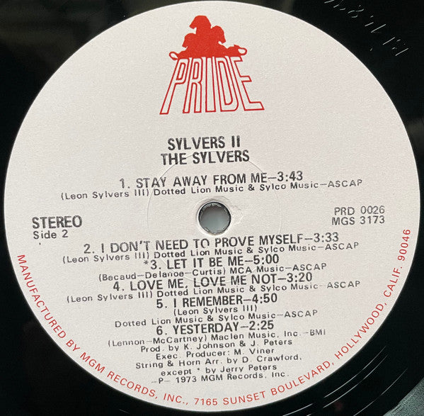 The Sylvers ~ The Sylvers II (Vinyl) - Djungel & Jazz