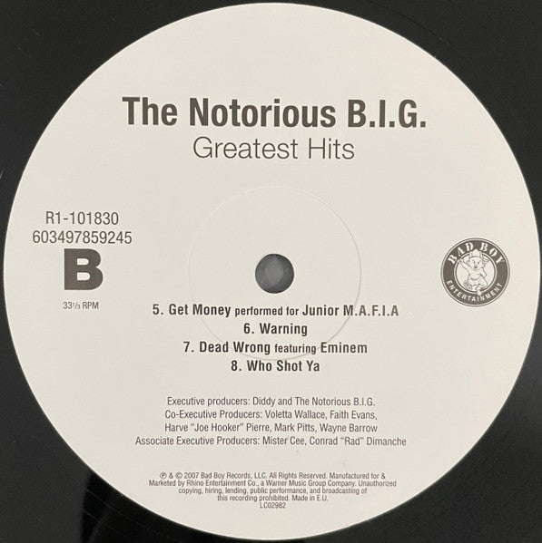 Notorious B.I.G. ~ Greatest Hits (Vinyl) - Djungel & Jazz