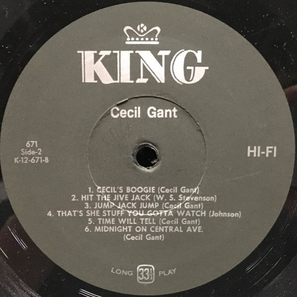 Cecil Gant ~  The Late... Cecil Gant The Voice That Has Never Been Copied (Vinyl) - Djungel & Jazz